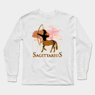 sagittarius zodiac sign Long Sleeve T-Shirt